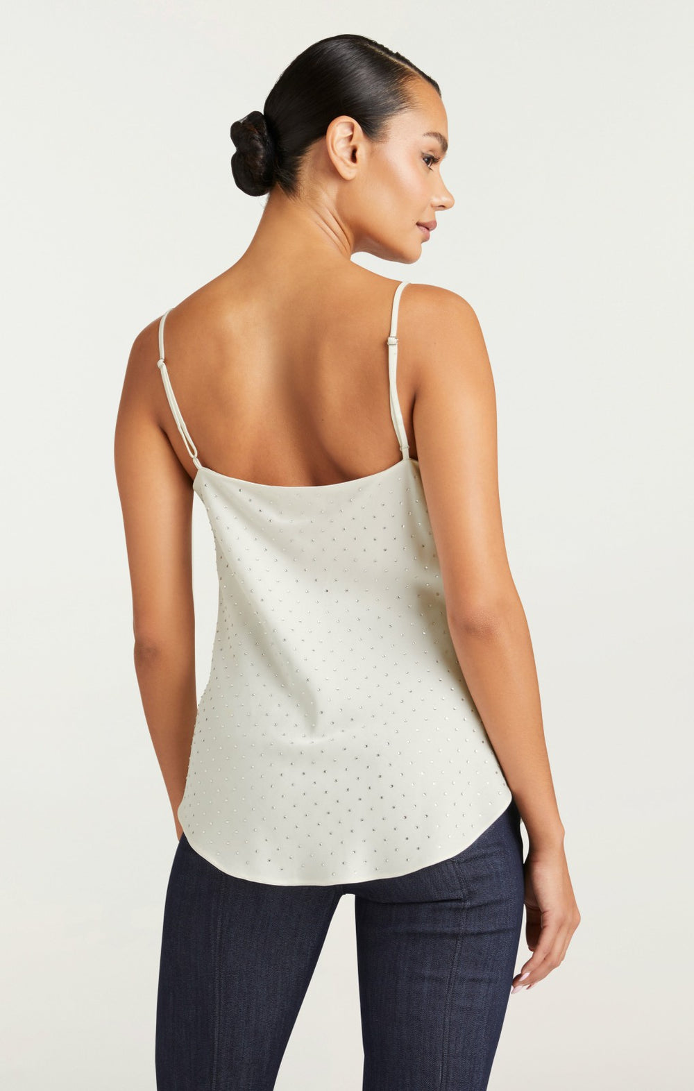 Women Allover Heatset Marta Cami Ivory