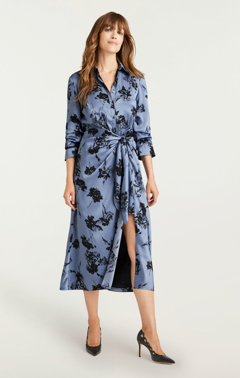 Women Cool Carnation Jacey Dress Rustic Blue Multi