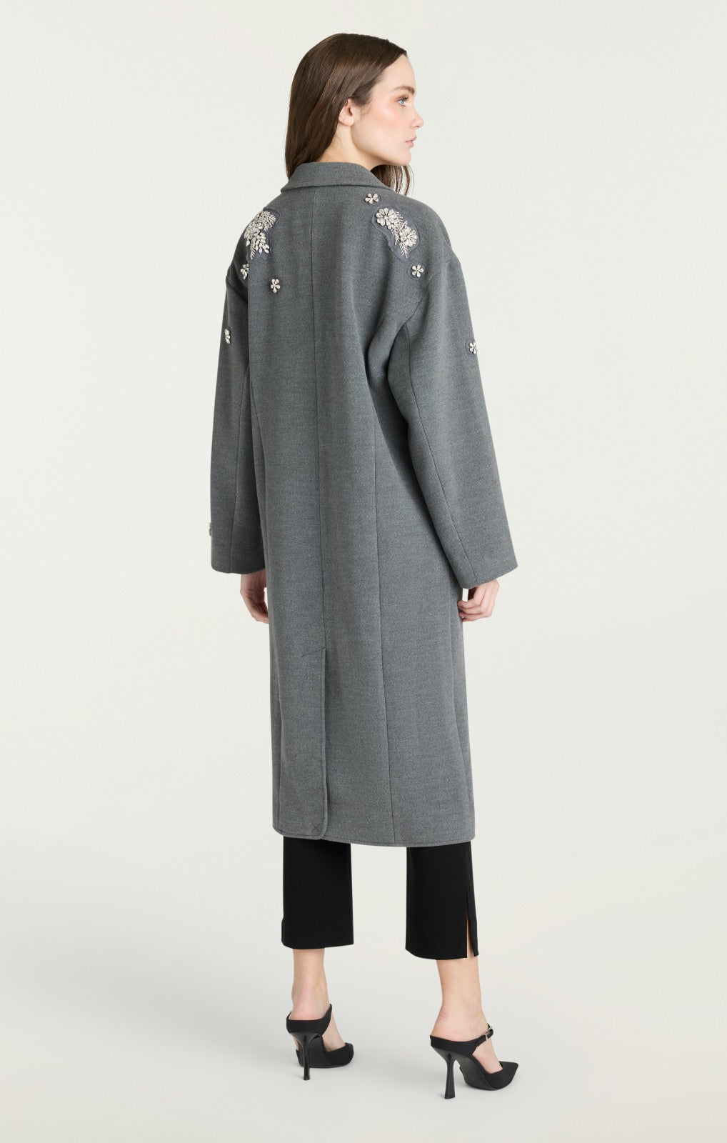 Women Crystal Ivy Gravis Coat Heather Grey