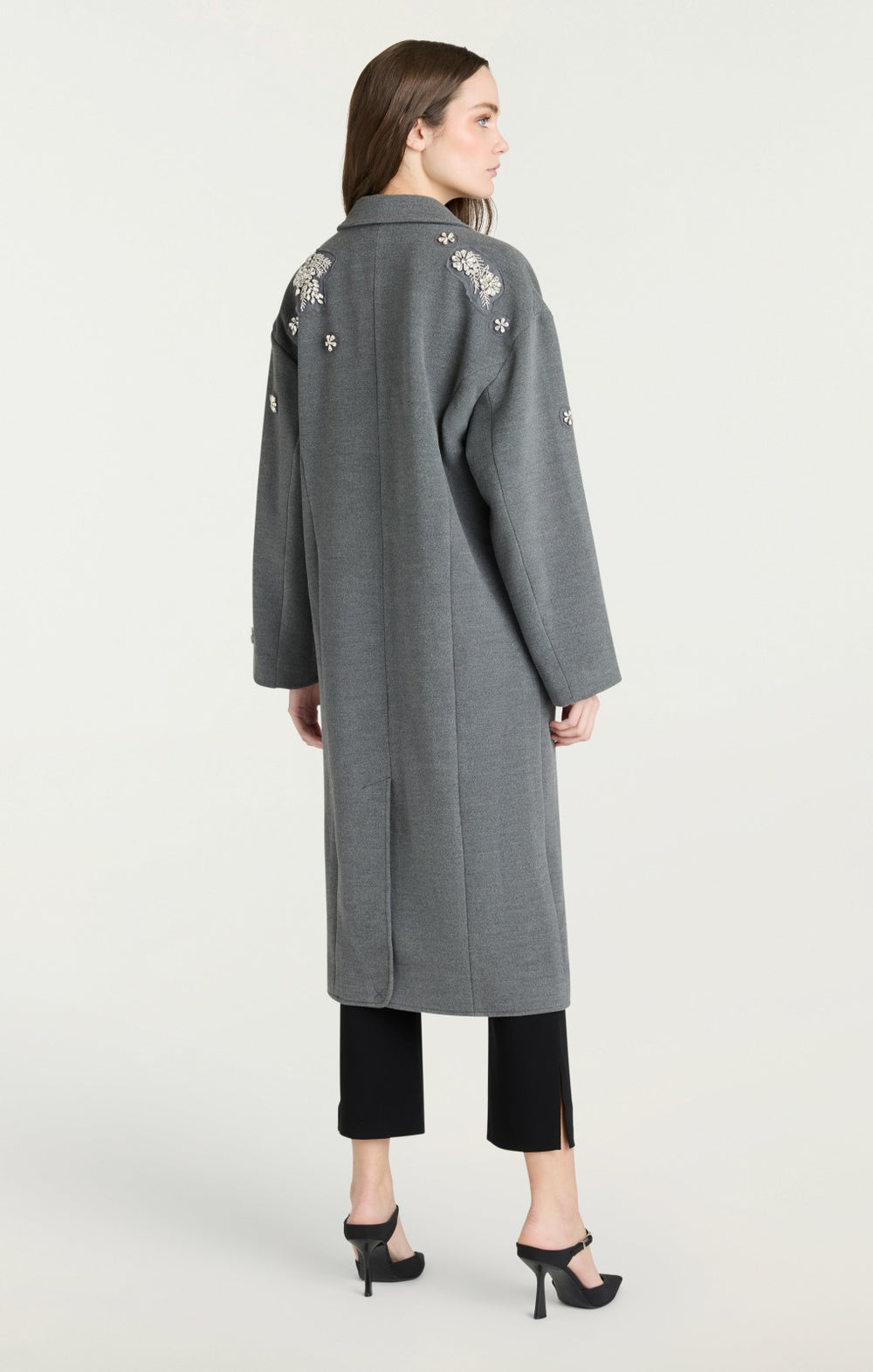 Women Crystal Ivy Gravis Coat Heather Grey