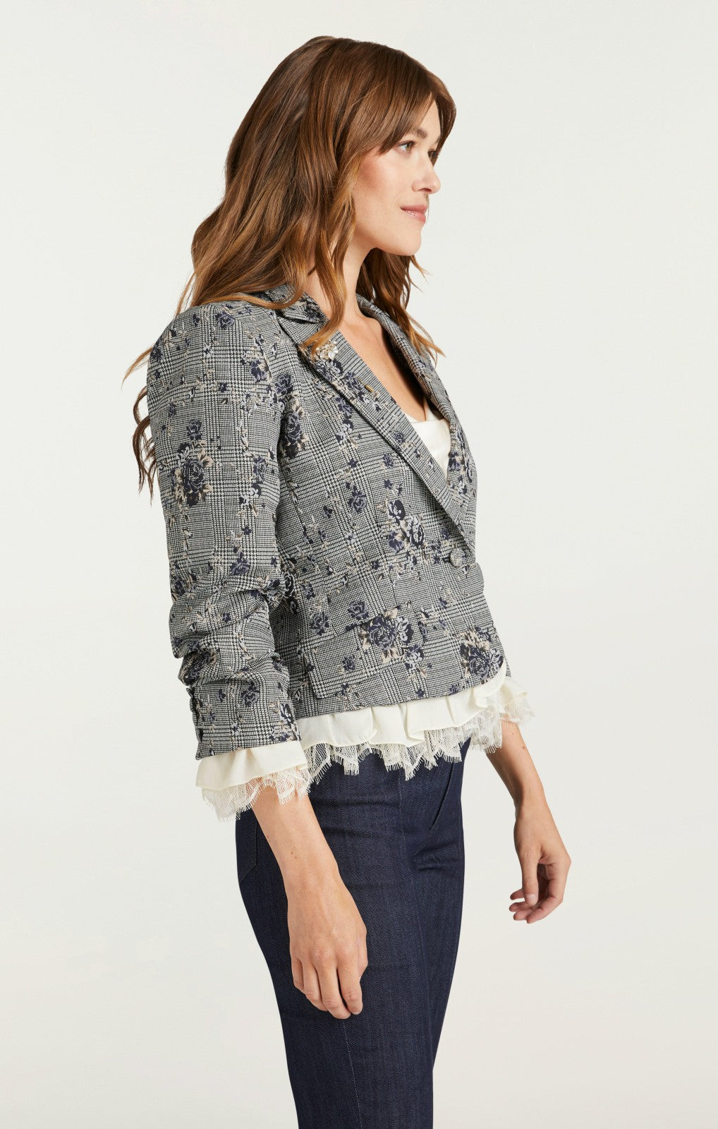 Women Hilla Blazer Blue Multi
