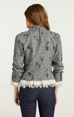 Women Hilla Blazer Blue Multi