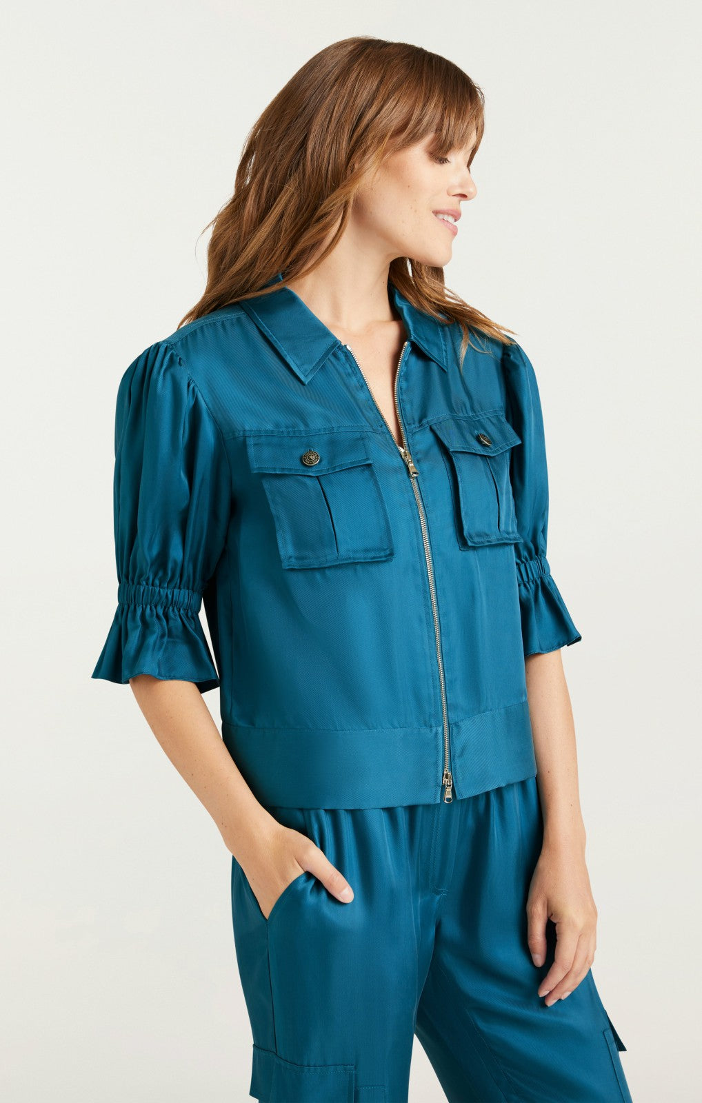 Women Holly Jacket Blue Sapphire