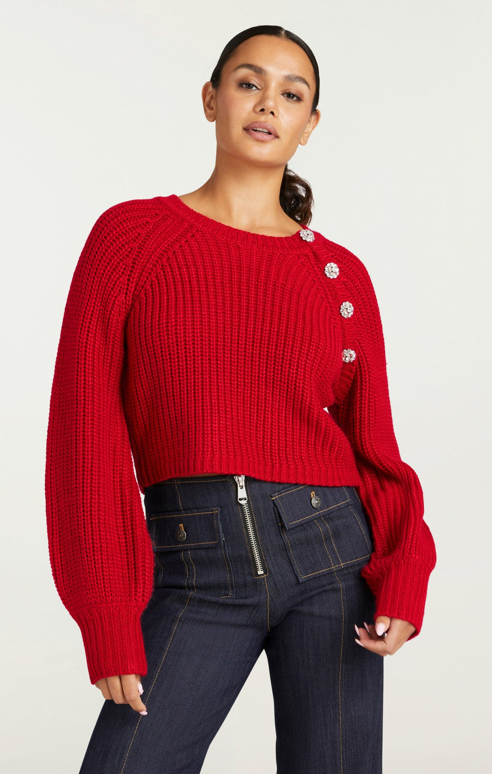 Women Keren Pullover Red Currant