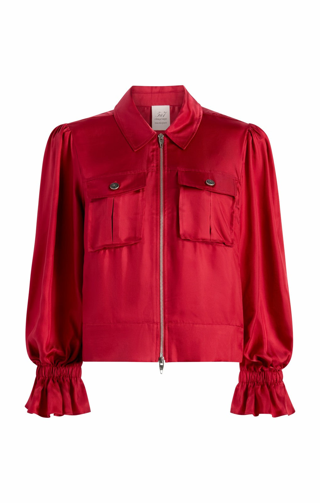 Women Long Sleeve Holly Jacket Red Currant