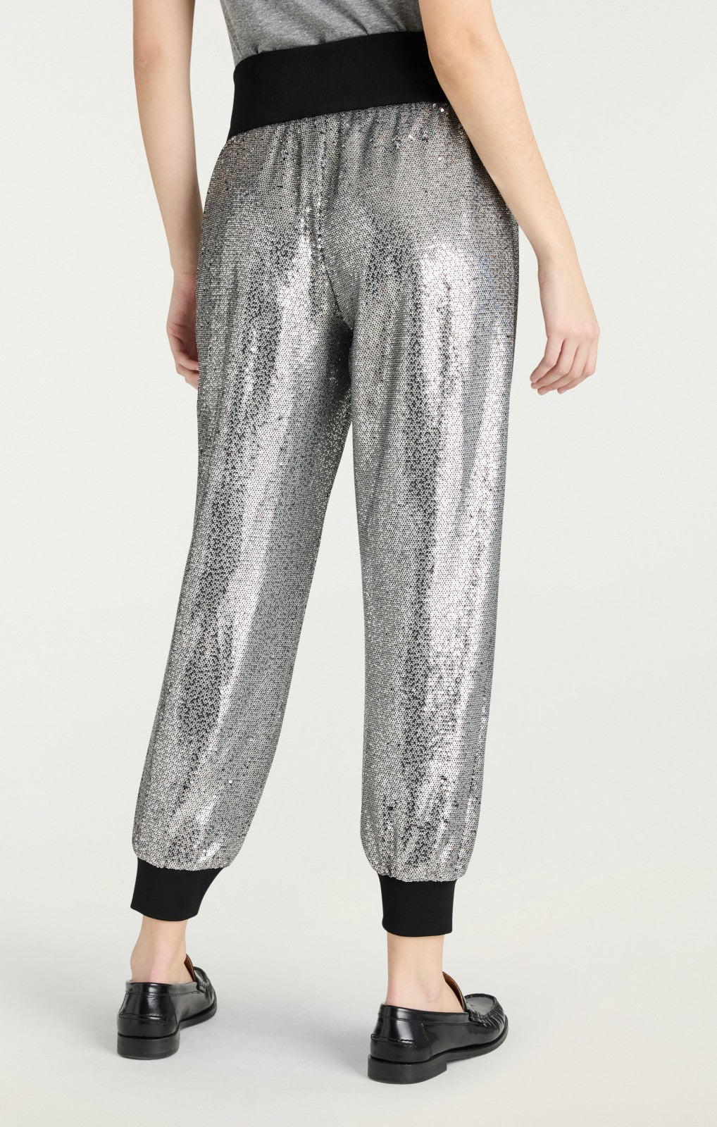 Women Sequin Giles Pant Silver
