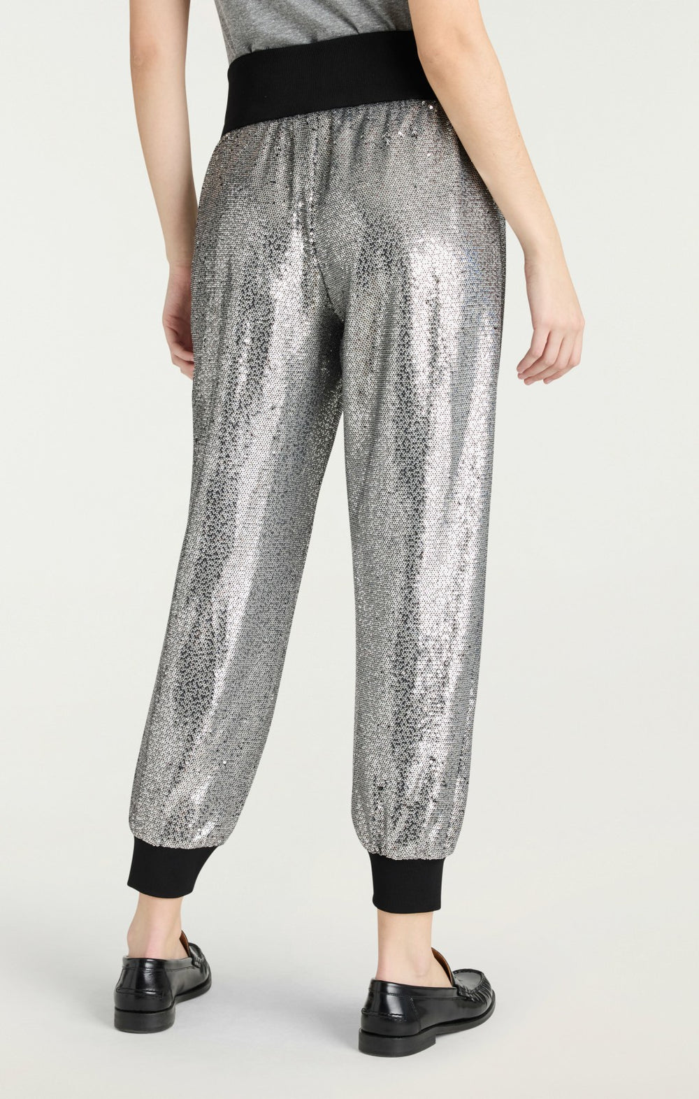 Women Sequin Giles Pant Silver
