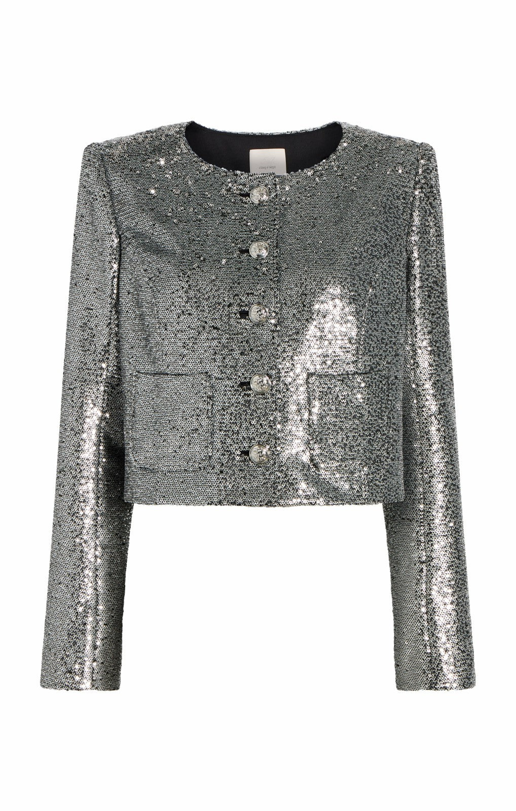 Women Sequin Randi Jacket Silver