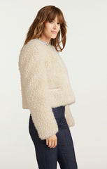 Women Shearling Christie Jacket Ivory