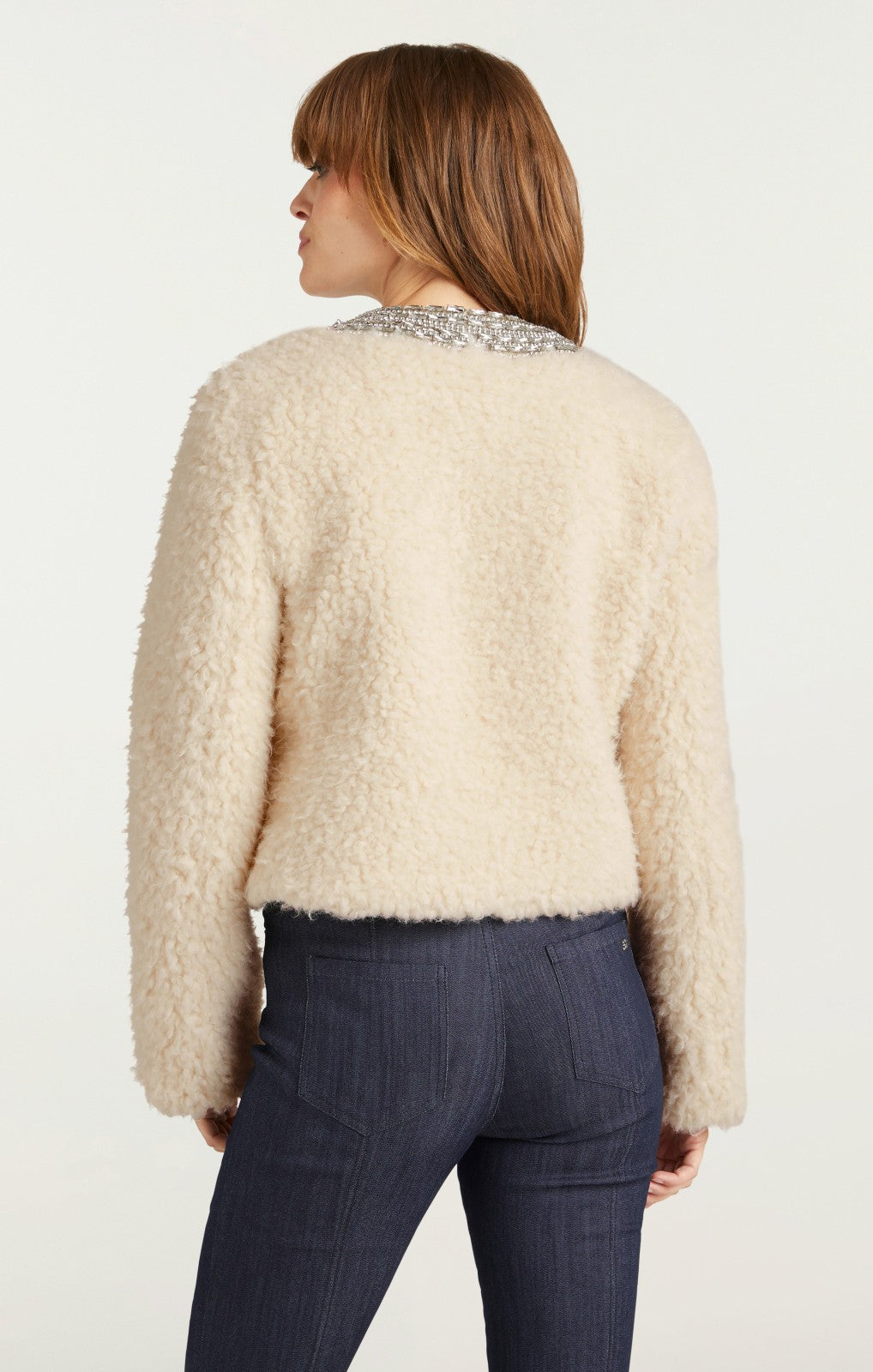 Women Shearling Christie Jacket Ivory