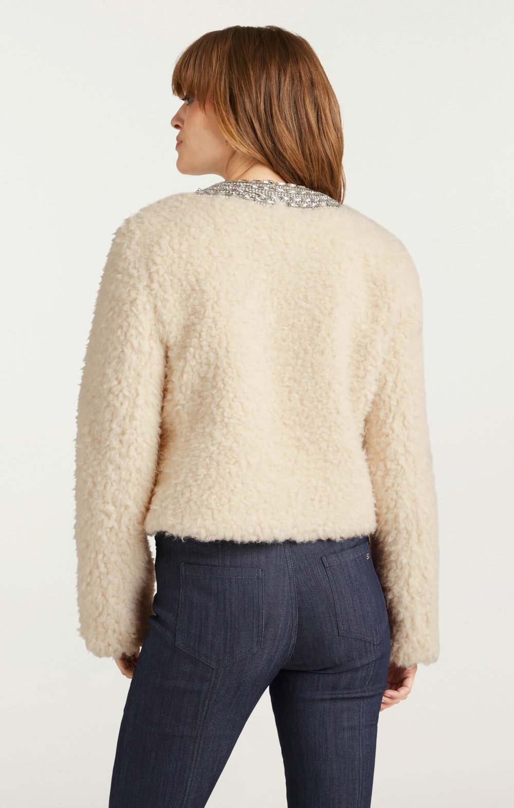 Women Shearling Christie Jacket Ivory