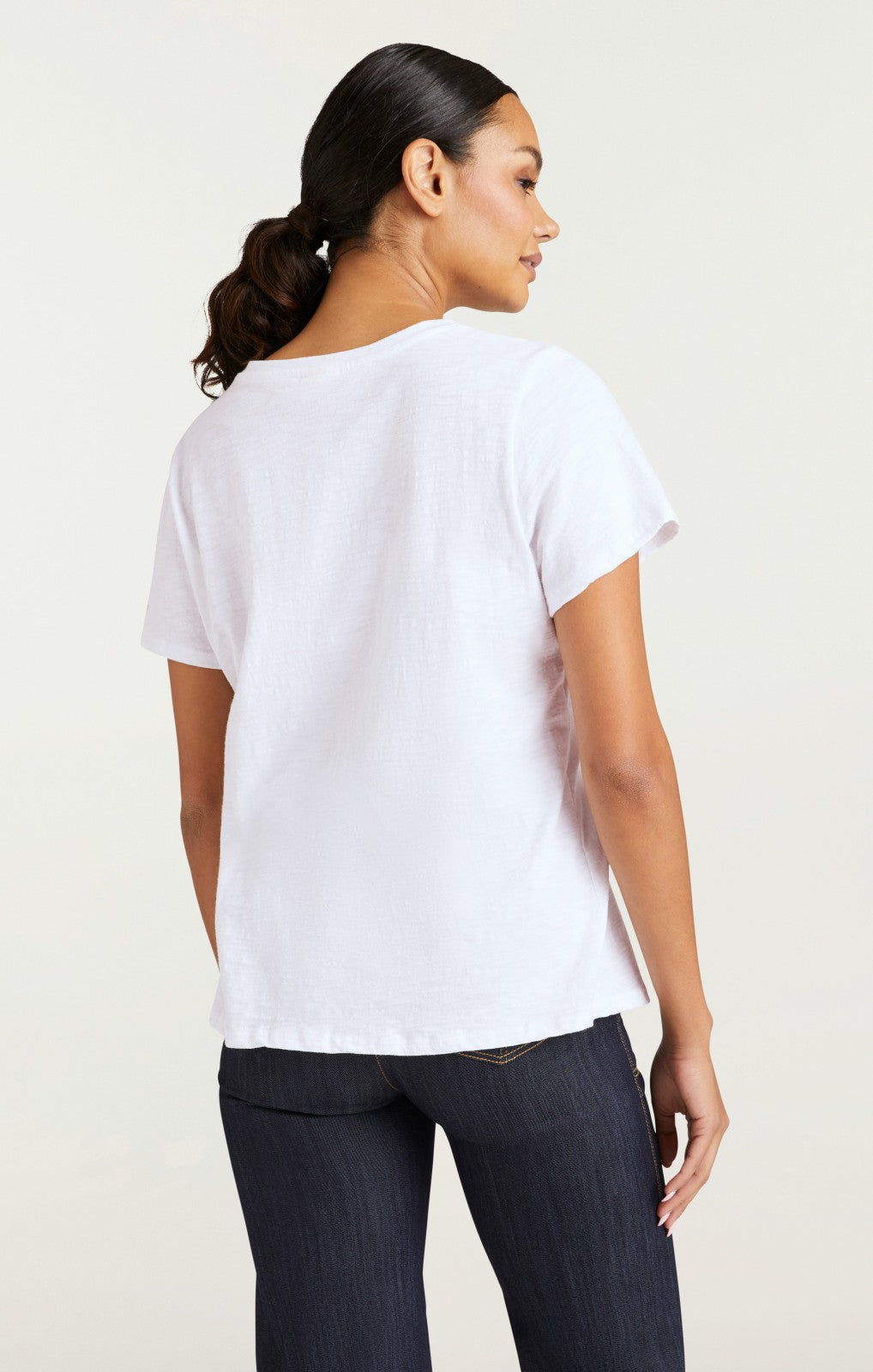 Women Smiley Joyeux Noel Tee White/Black