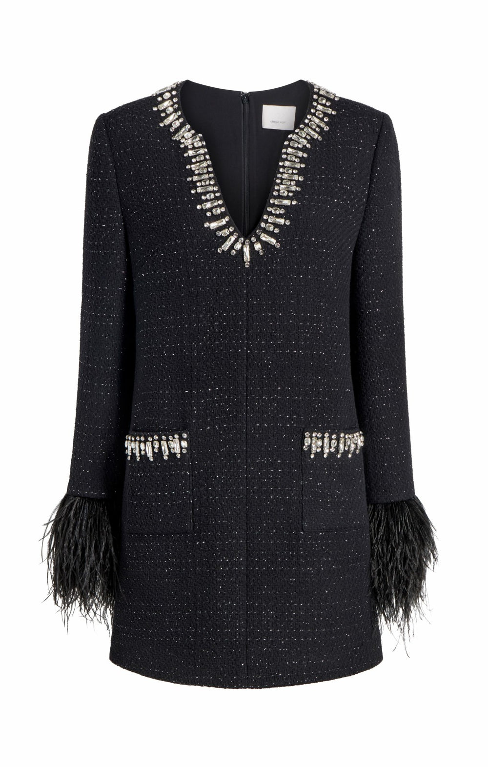 Women Static Boucle Kas Dress Black
