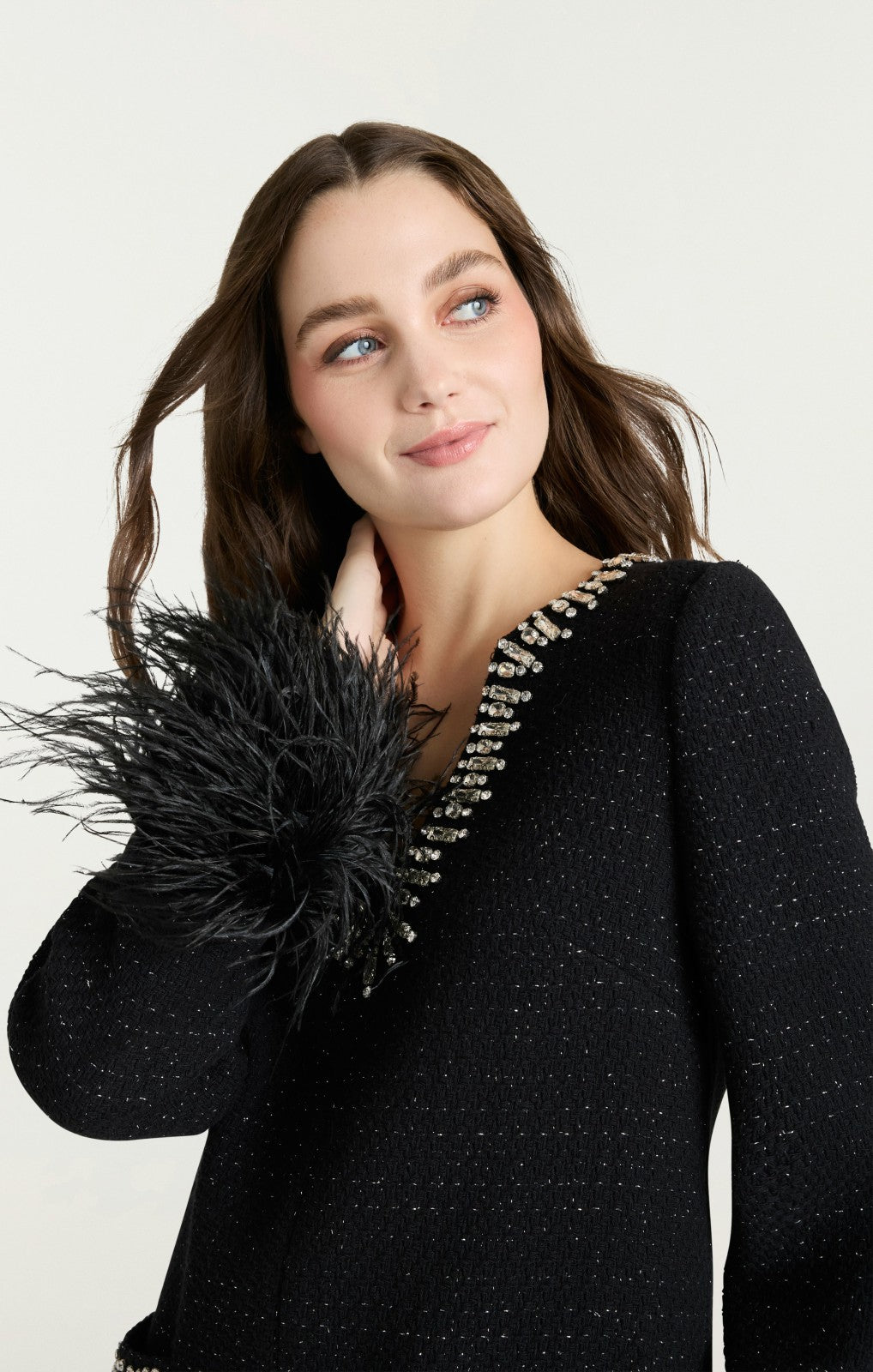 Women Static Boucle Kas Dress Black