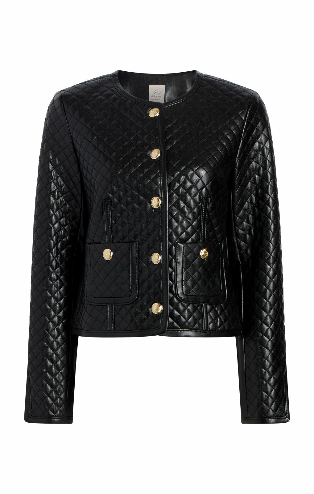 Women Vegan Leather Brooke Jacket Black