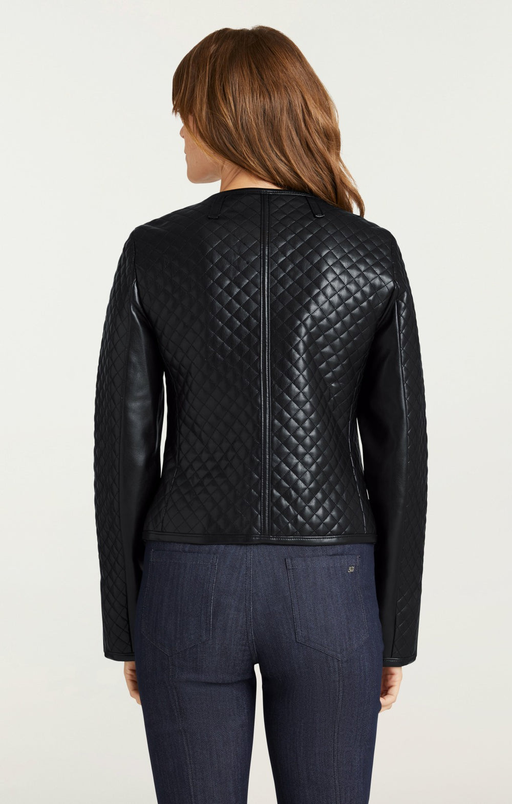Women Vegan Leather Brooke Jacket Black