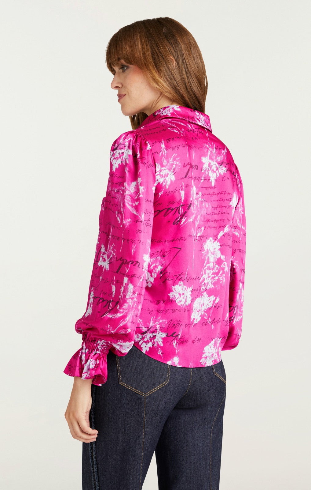 Women Warm Carnation Long Sleeve Fiona Top Plum Radish Multi