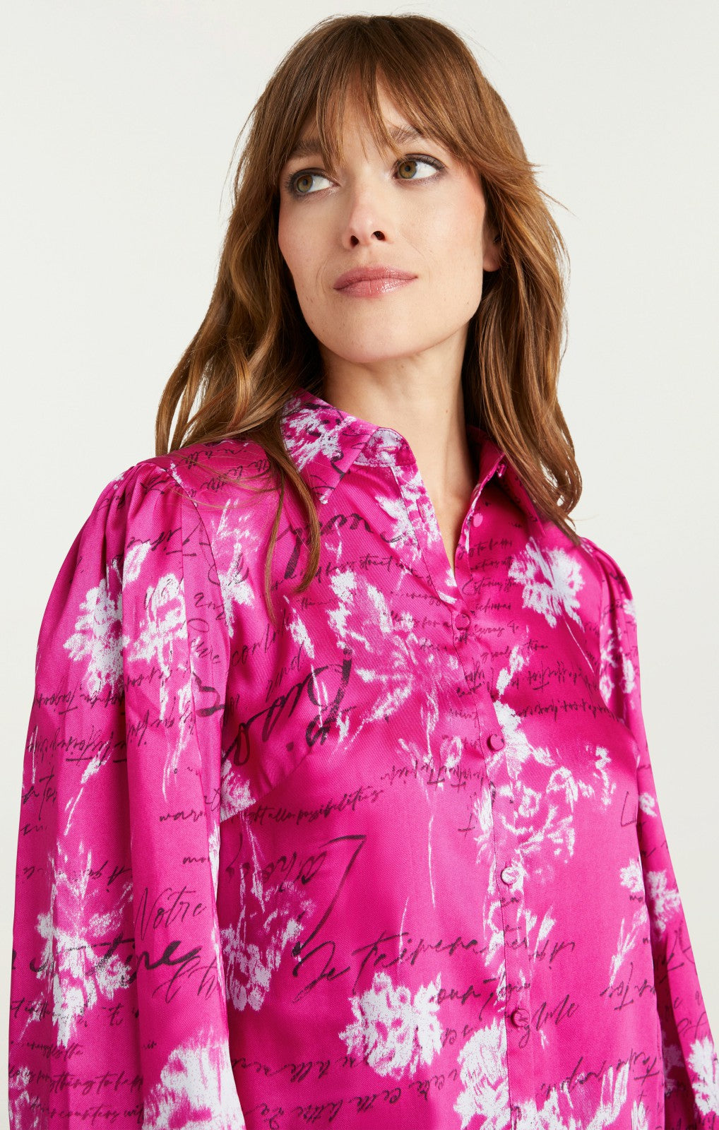 Women Warm Carnation Long Sleeve Fiona Top Plum Radish Multi