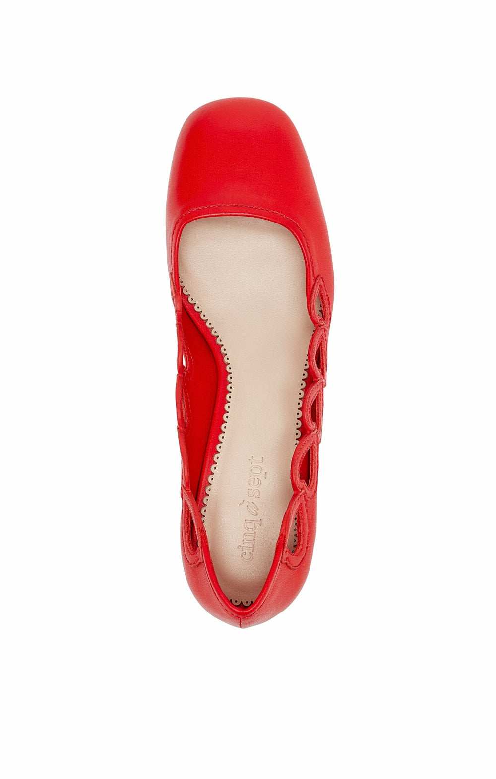 Women Martine Block Heel Pump Cardinal