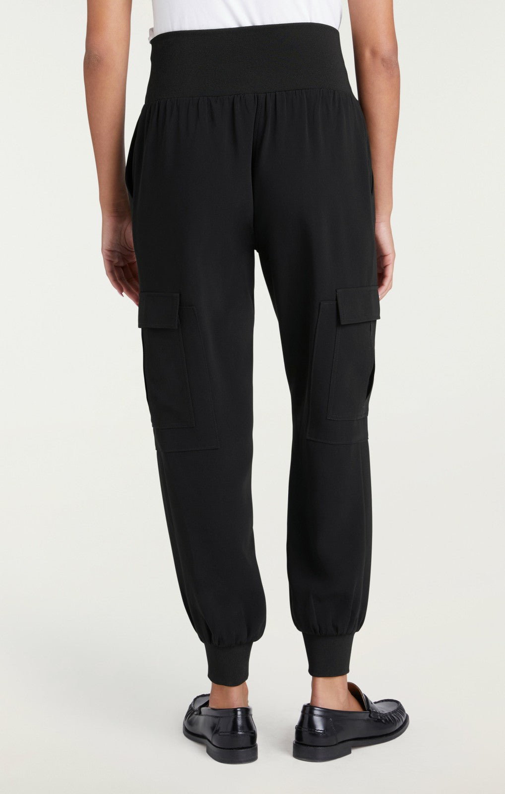 Women Crepe Giles Pant Black
