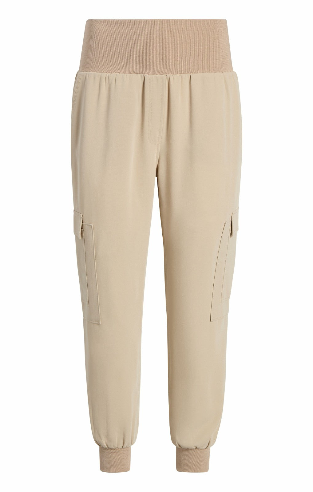 Women Crepe Giles Pant Khaki