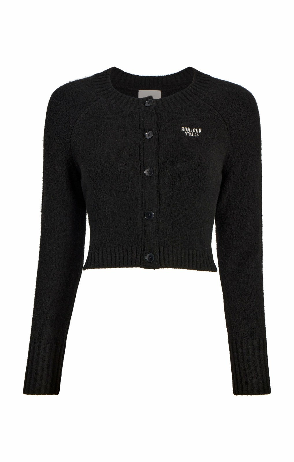 Women Bonjour Y'all Millie Cardigan Black