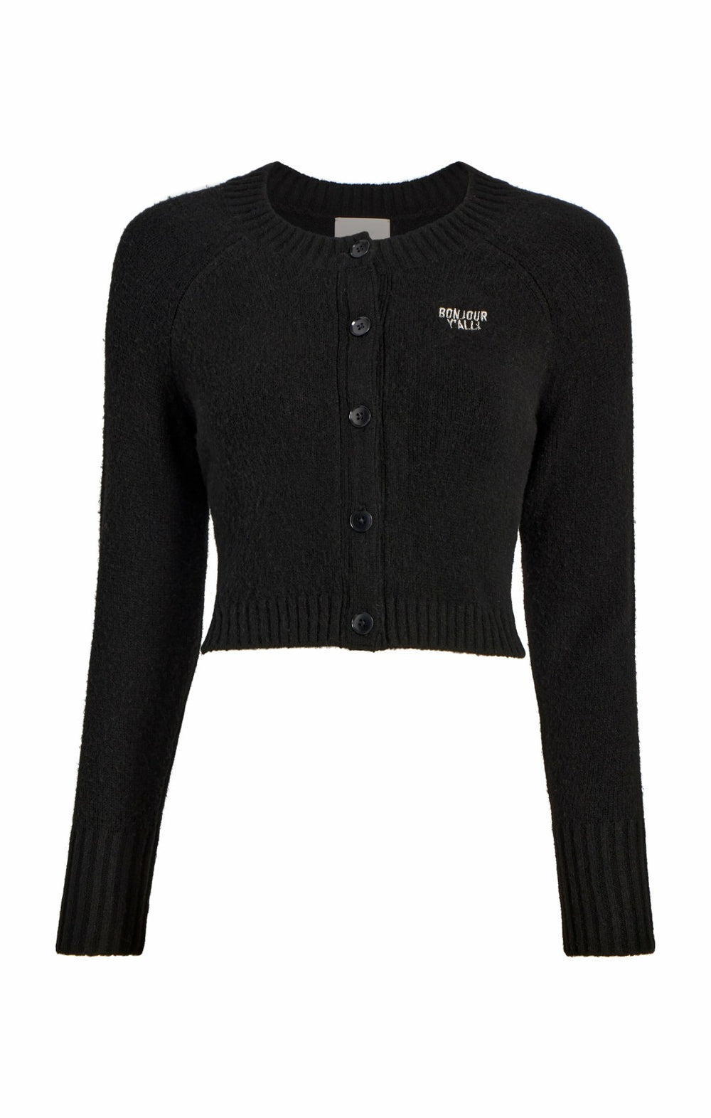 Women Bonjour Y'all Millie Cardigan Black