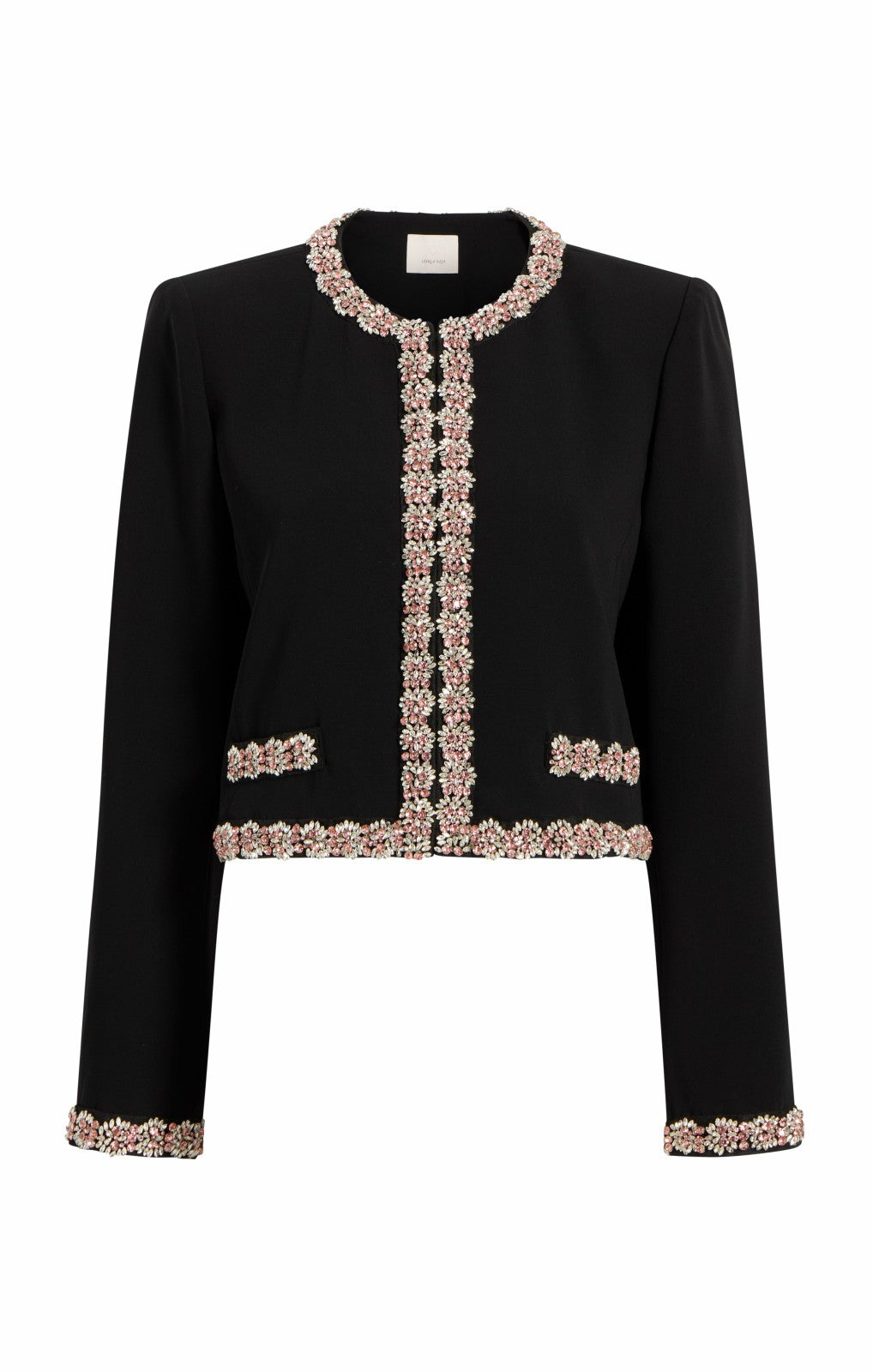 Women Sunburst Stacked Trim Penelope Jacket Black/Multi