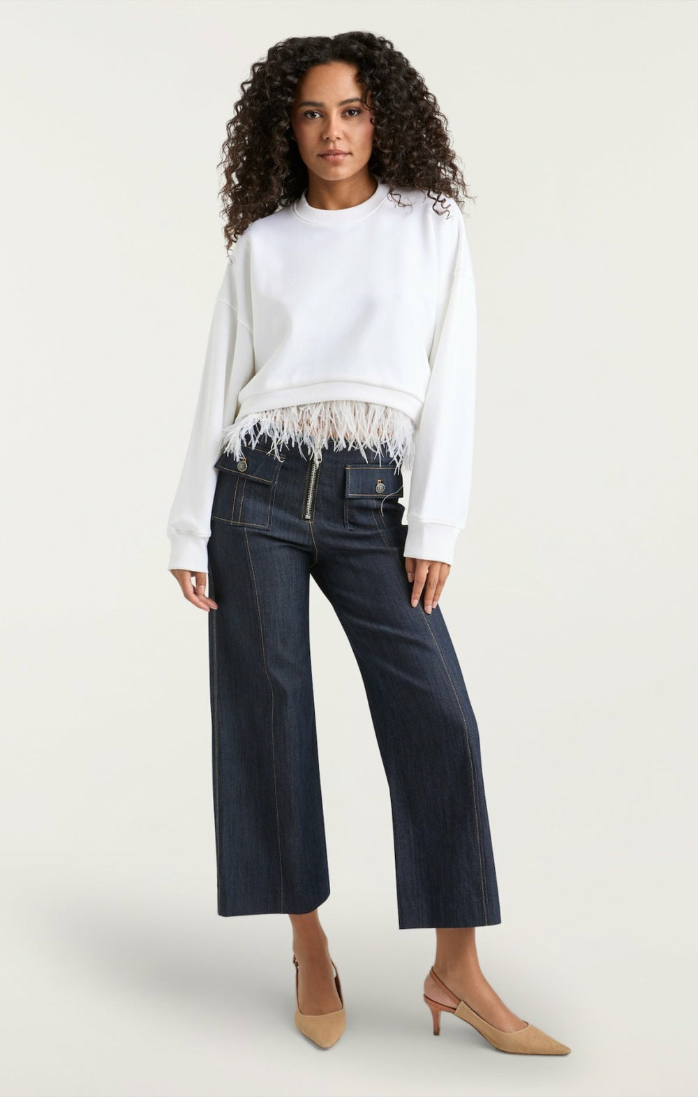 Women Albertine Sweatshirt White