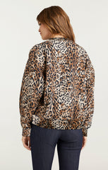 Women Leopard Amour Brandy Sweatshirt Pullover Black/Sahara
