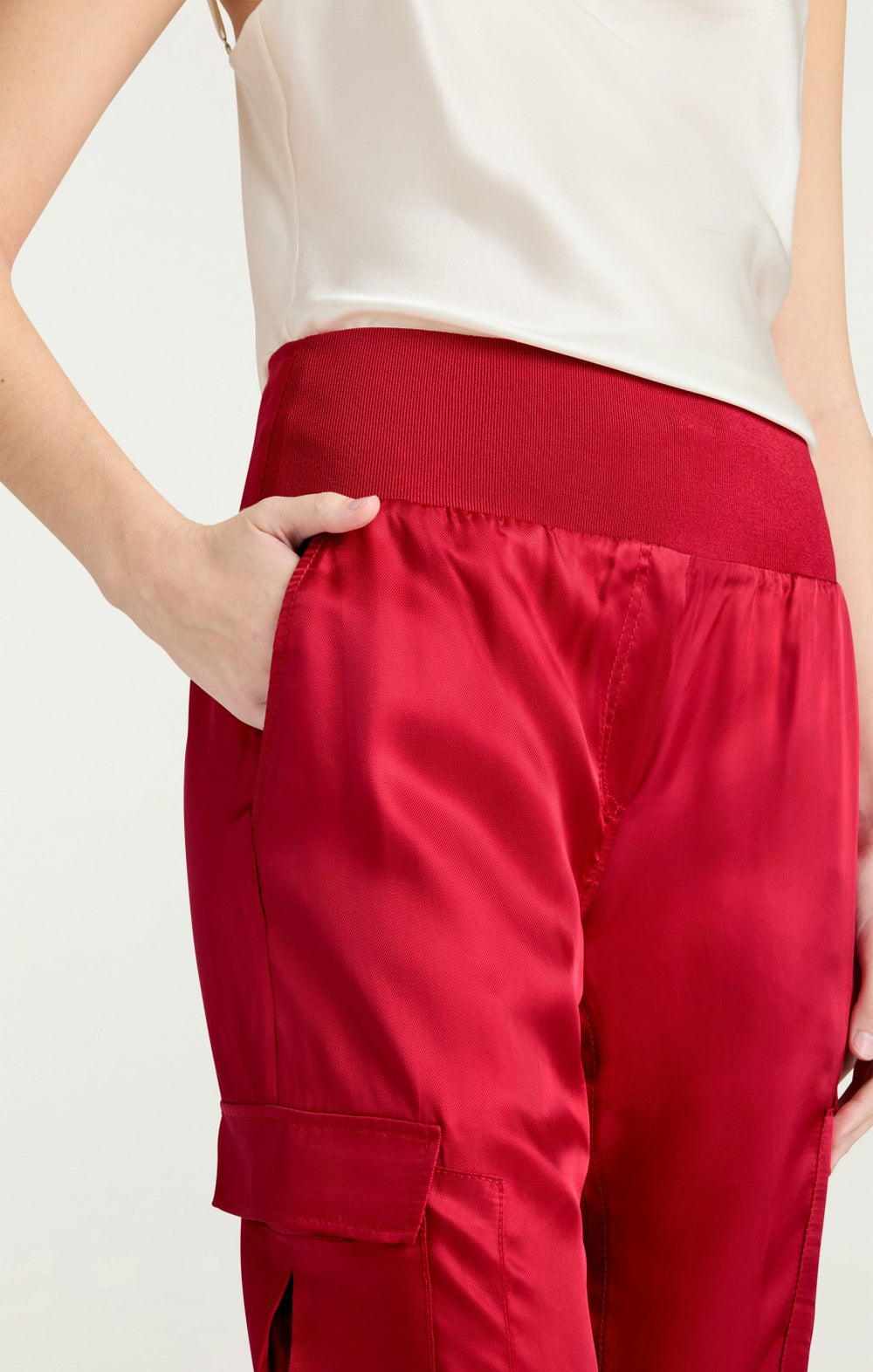 Women Giles Pant Red Currant