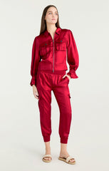 Women Giles Pant Red Currant
