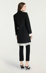 Women Roxie Coat Black/Ivory