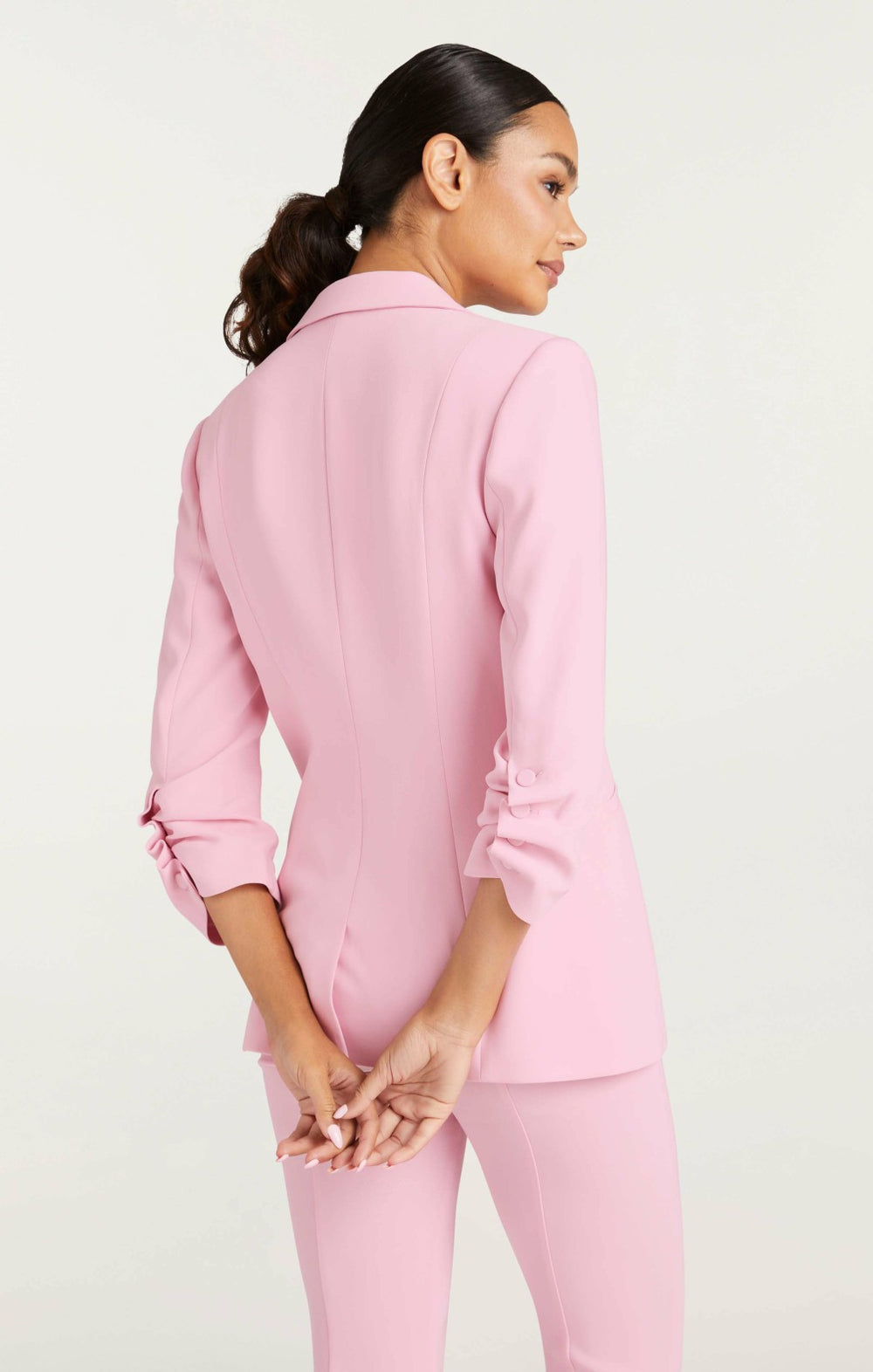 Women Crepe Khloe Blazer Venus Pink