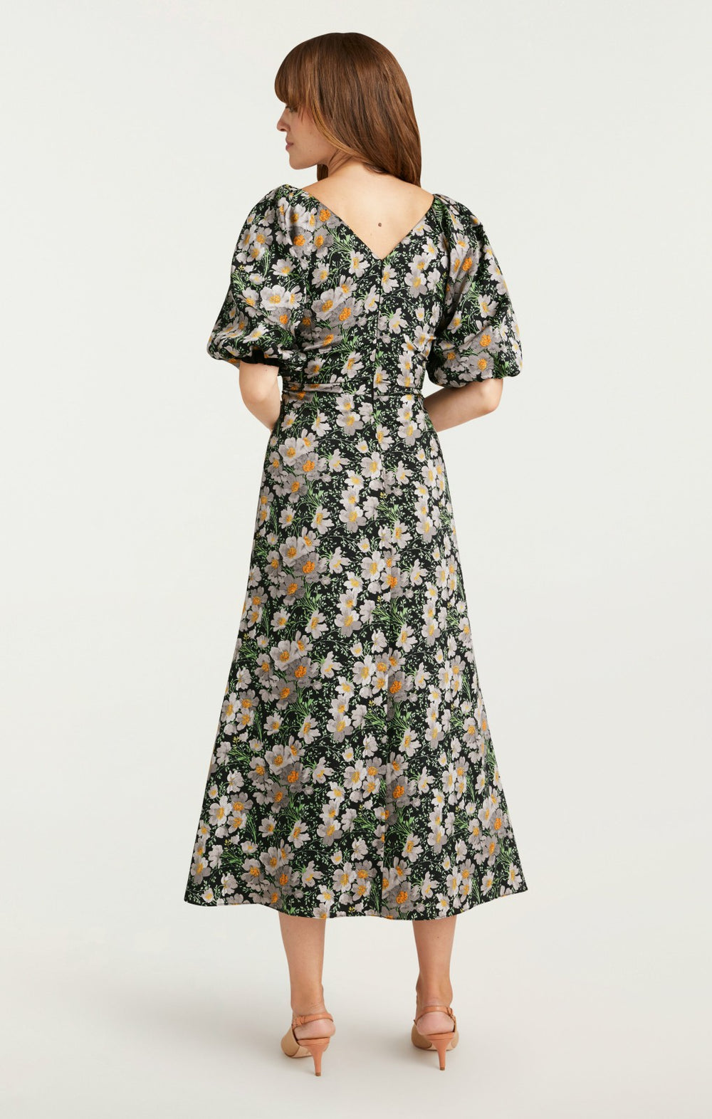 Women Cosmo Flowers Brenton Dress Black/London Fog