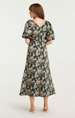 Women Cosmo Flowers Brenton Dress Black/London Fog