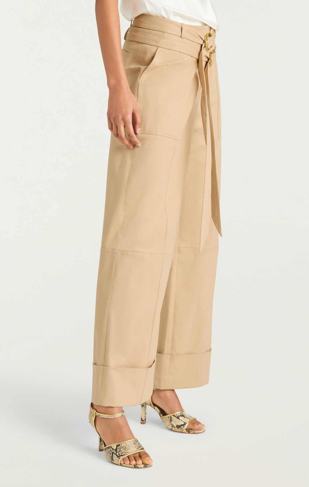 Women Brushed Twill Winona Pant Khaki