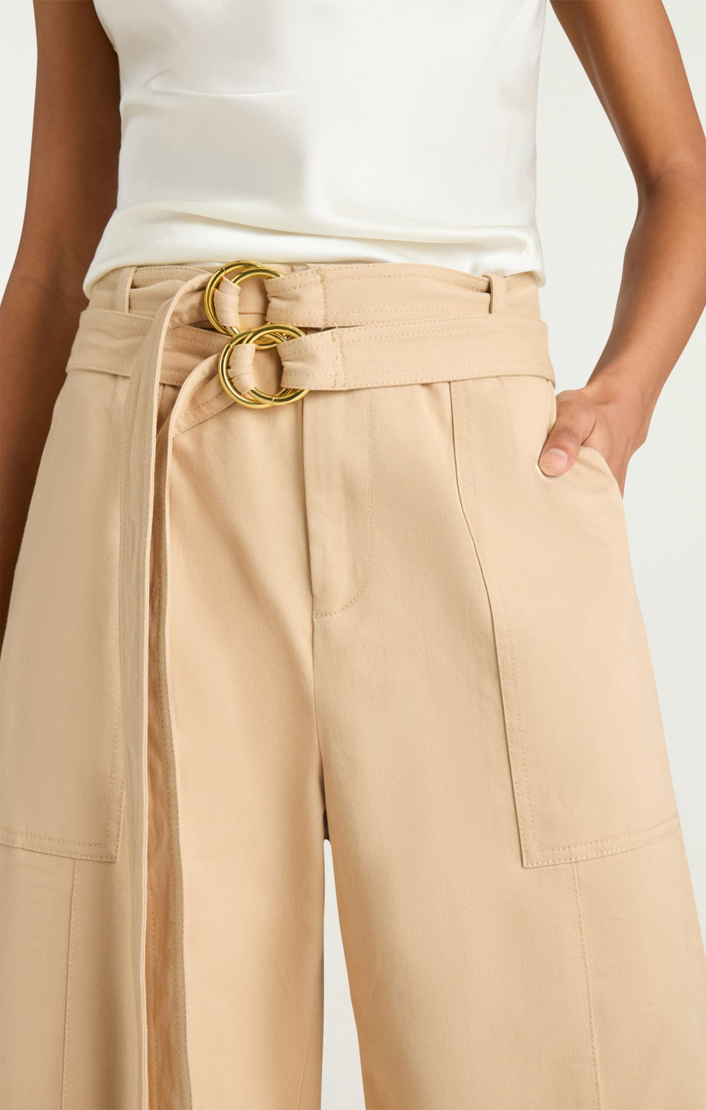 Women Brushed Twill Winona Pant Khaki