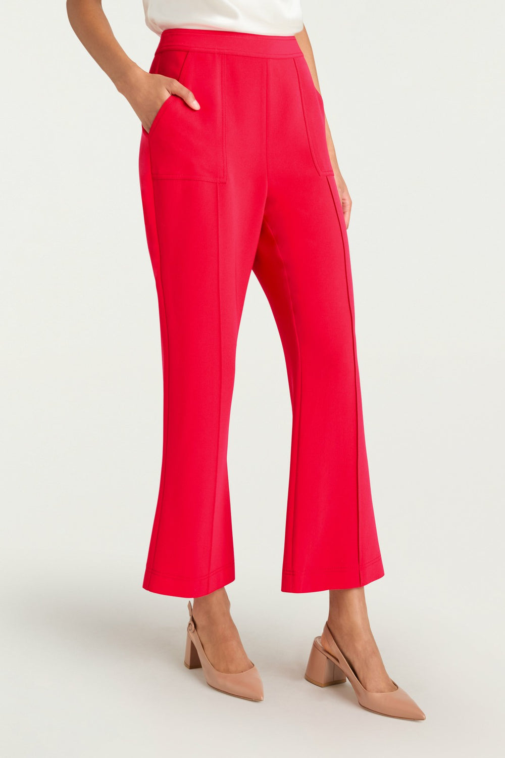 Women Cropped Angie Pant Cardinal