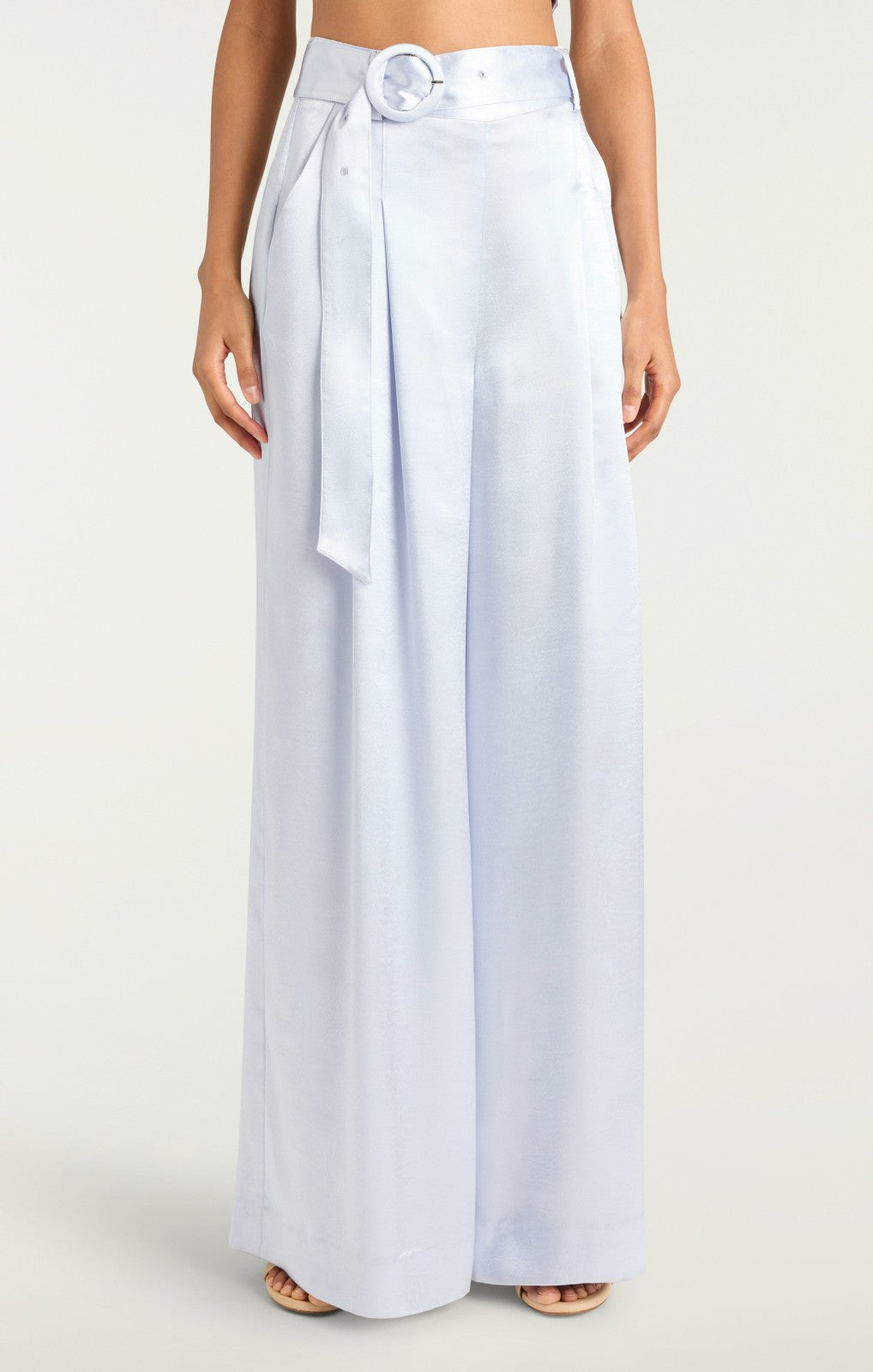 Women Hammered Satin Shauna Pant Mercury
