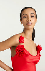 Women Logan Dress Cardinal