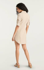 Women Mini Elina Dress Khaki