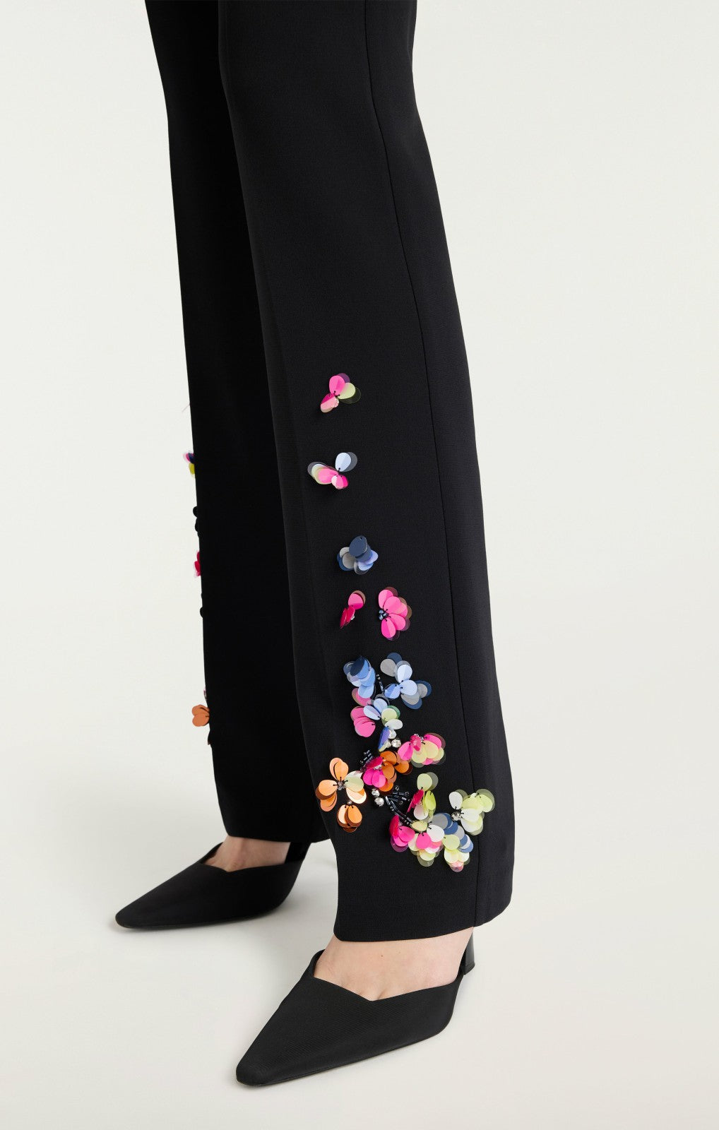 Women Paillette Vines Kerry Pant Black/Multi