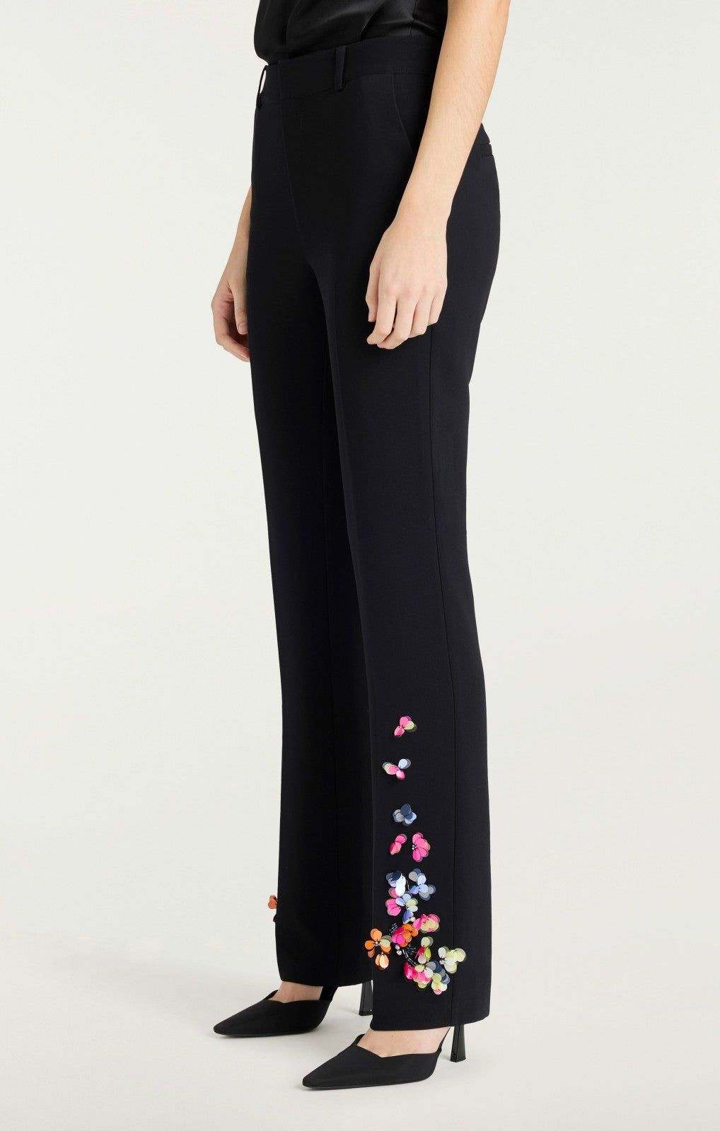 Women Paillette Vines Kerry Pant Black/Multi