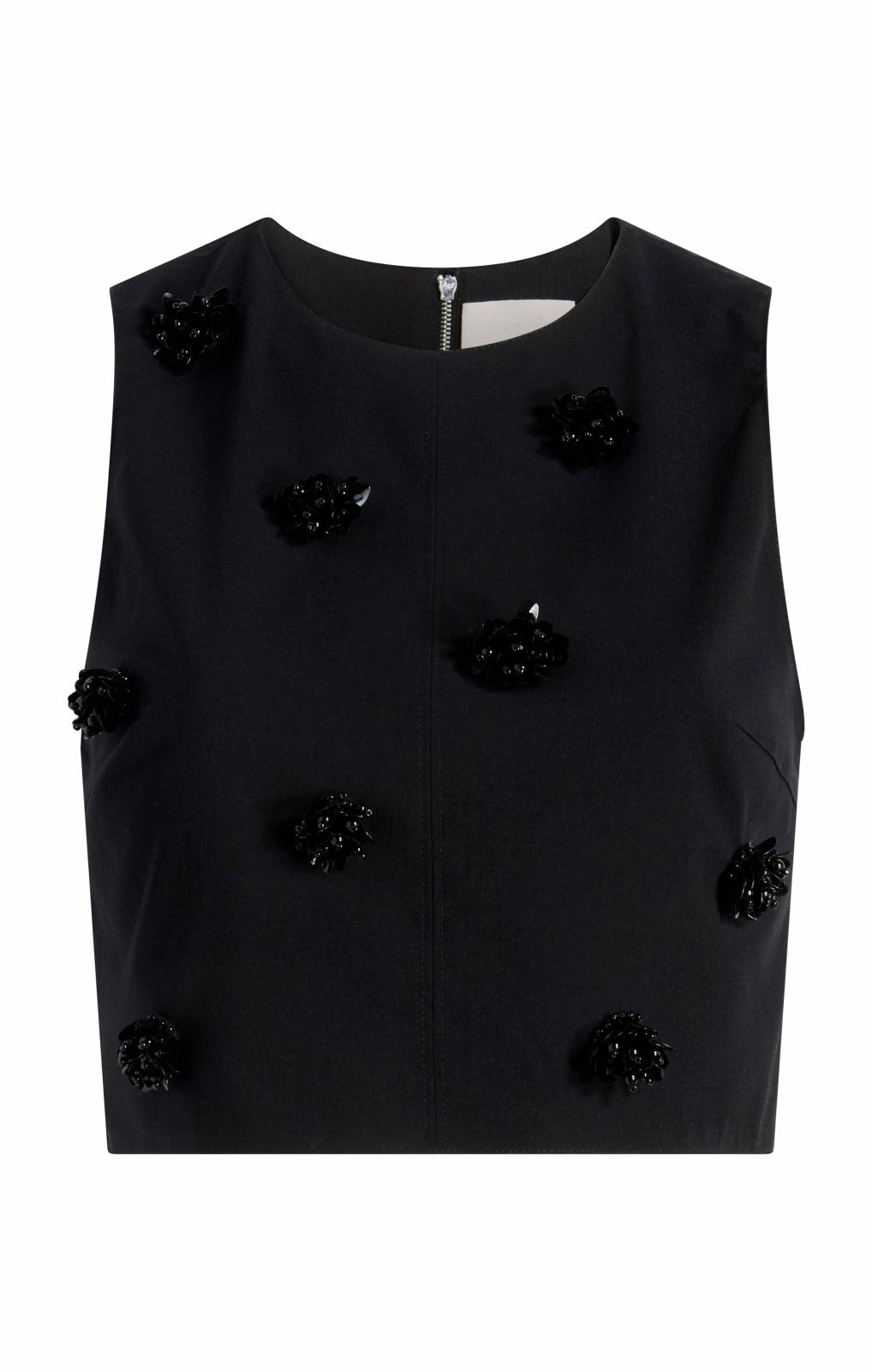 Women Sequin Dot Abbie Top Black/Black