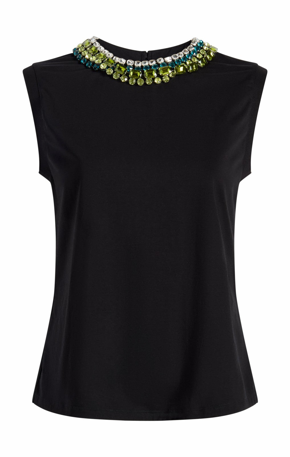 Women Twist Necklace Blaine Tee Black/Multi