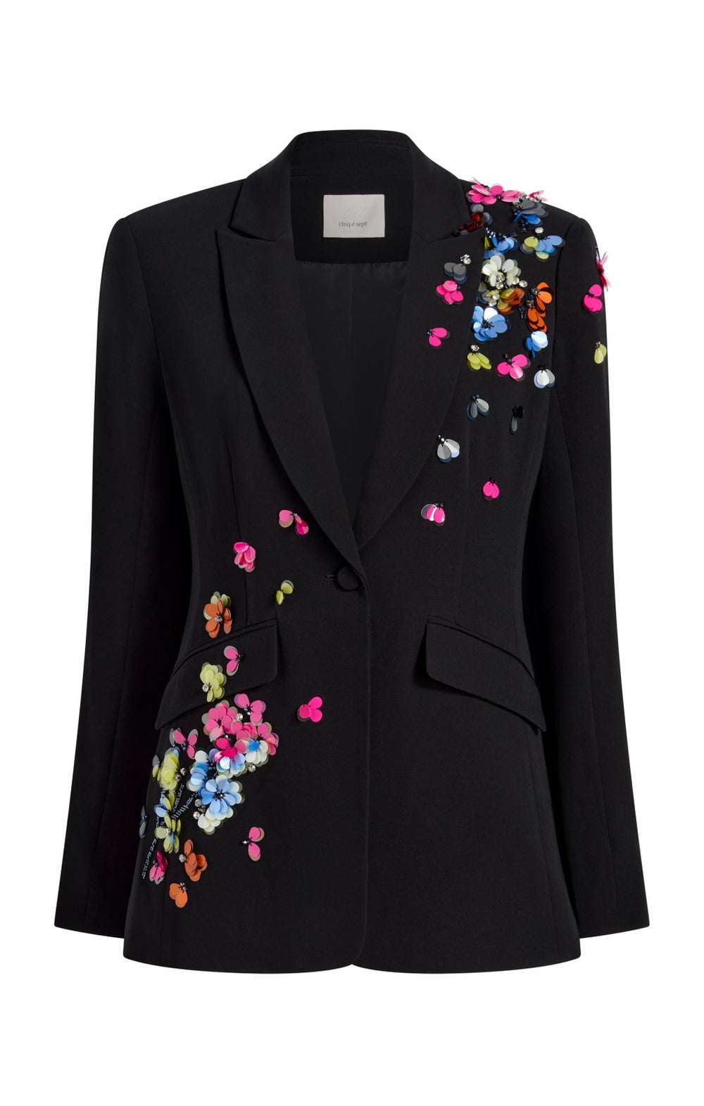 Women Paillette Vines Cheyenne Blazer Black/Multi