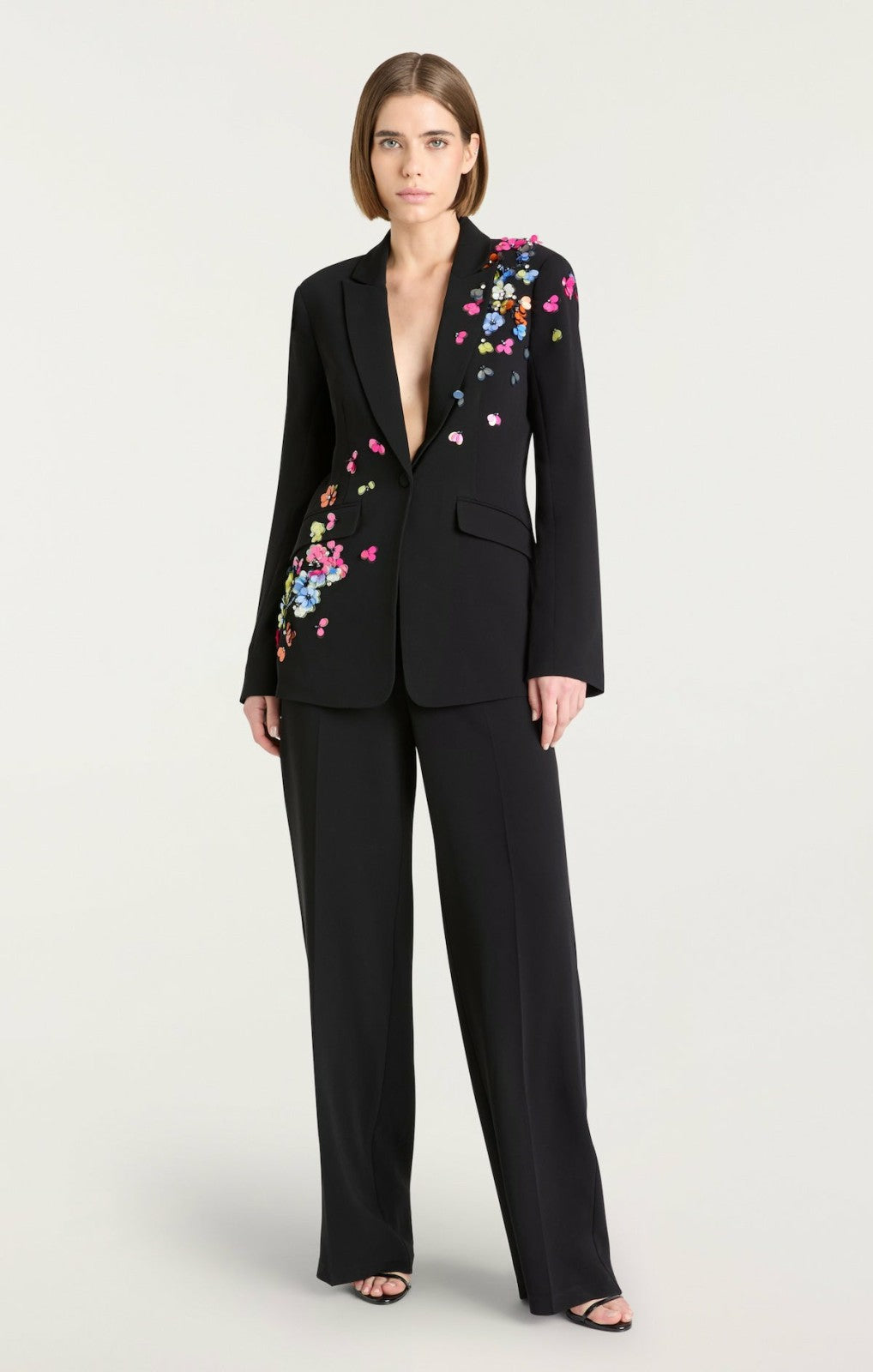 Women Paillette Vines Cheyenne Blazer Black/Multi