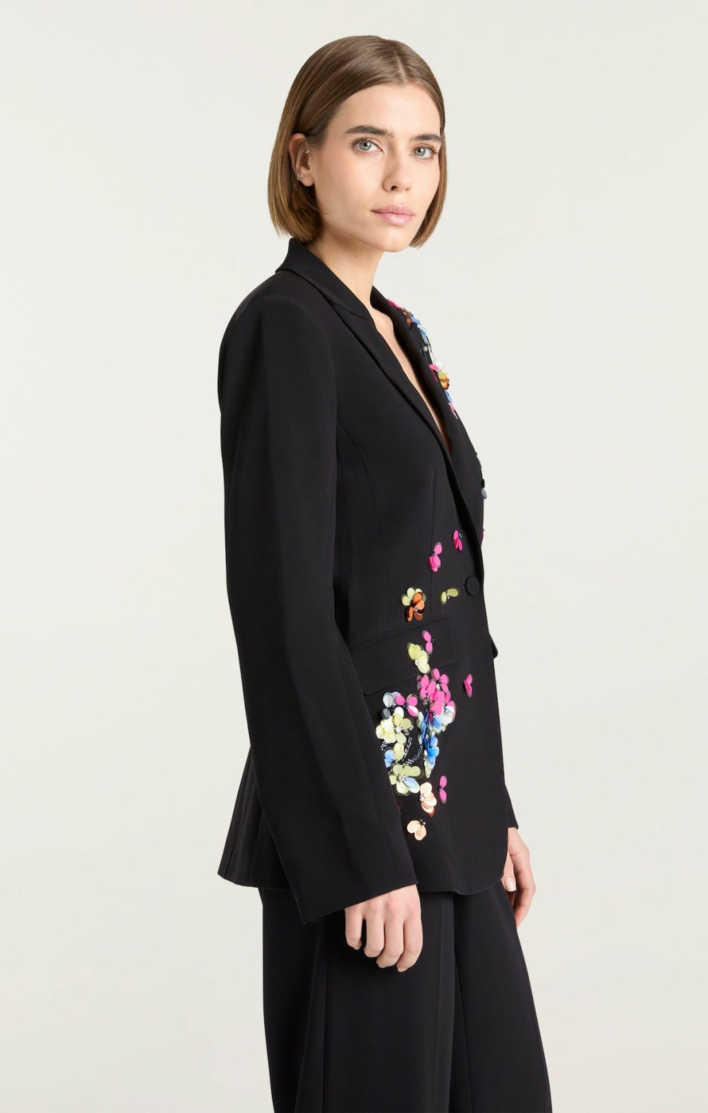 Women Paillette Vines Cheyenne Blazer Black/Multi