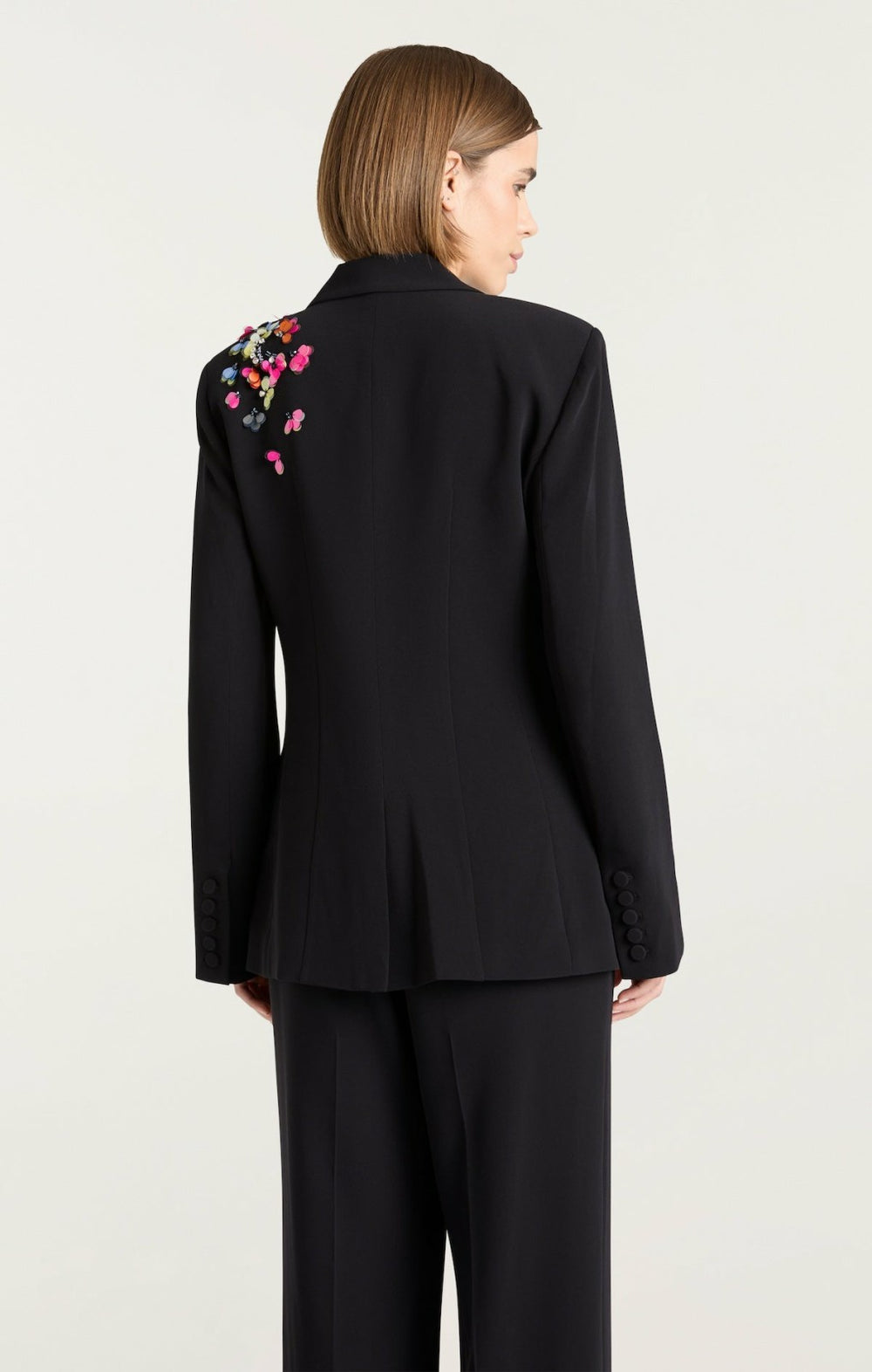 Women Paillette Vines Cheyenne Blazer Black/Multi